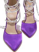 Strass-Schnürschuhe
